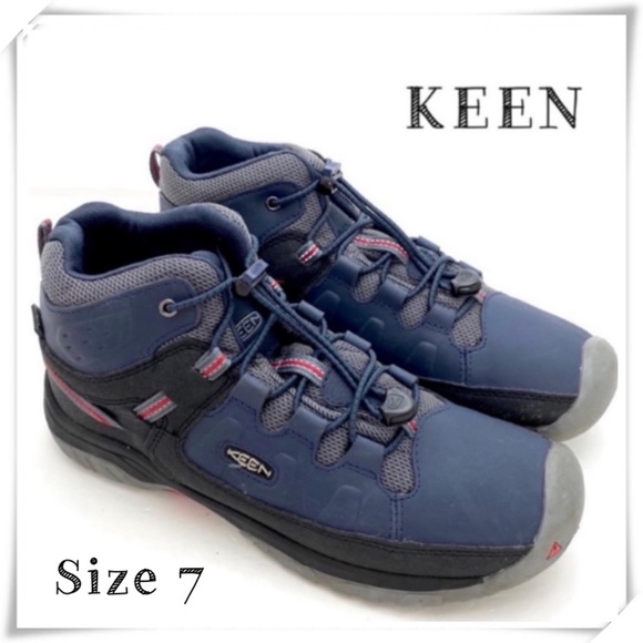 Keen Shoes - Keen Trekker Hiking Boot Shoes in Night Navy Blue Style 1024014